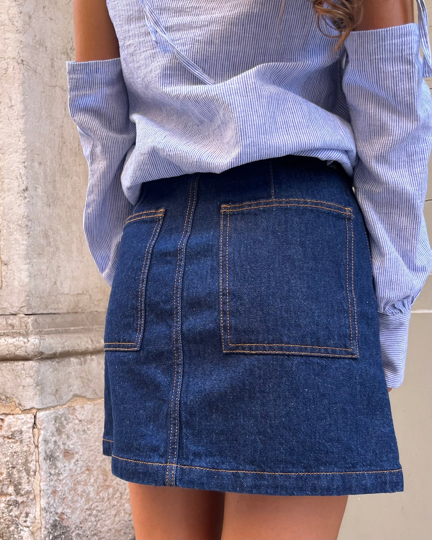 Mini in denim indaco blue