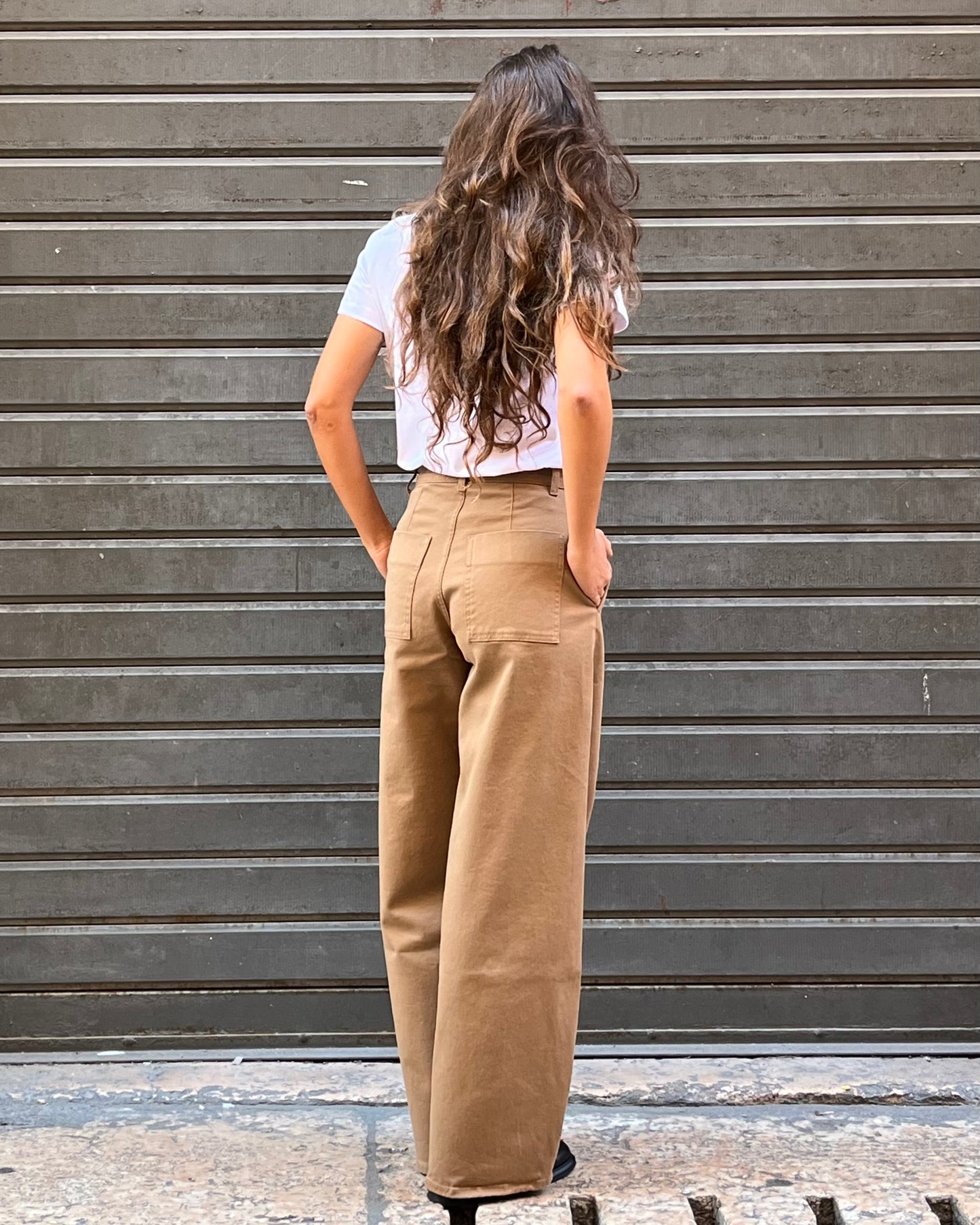 Pantaloni Yaki camel