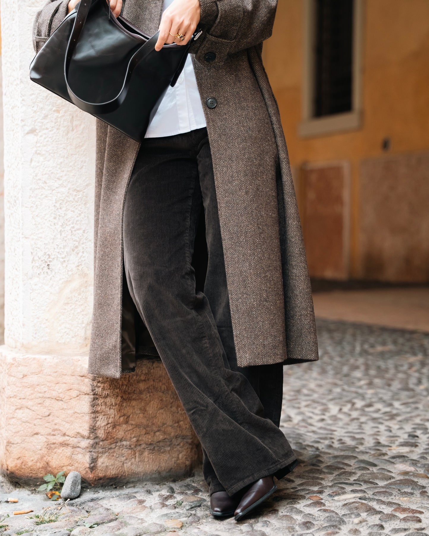 Pantalone Nikko in velluto marrone