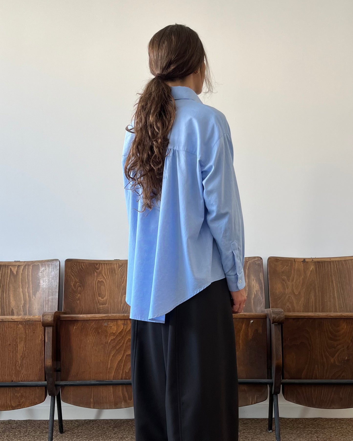 Camicia oxford azzurra