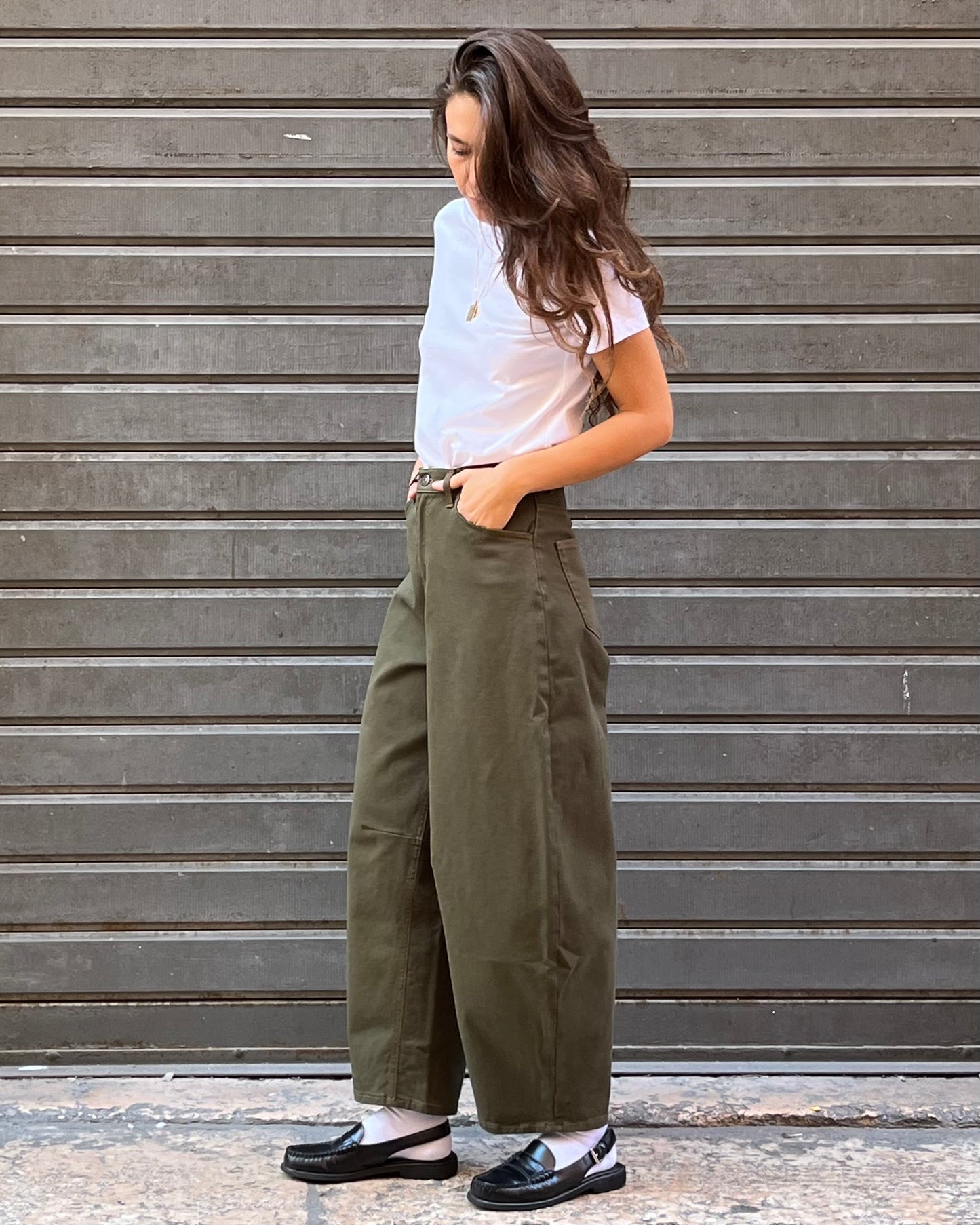 Pantaloni L'Essage verde