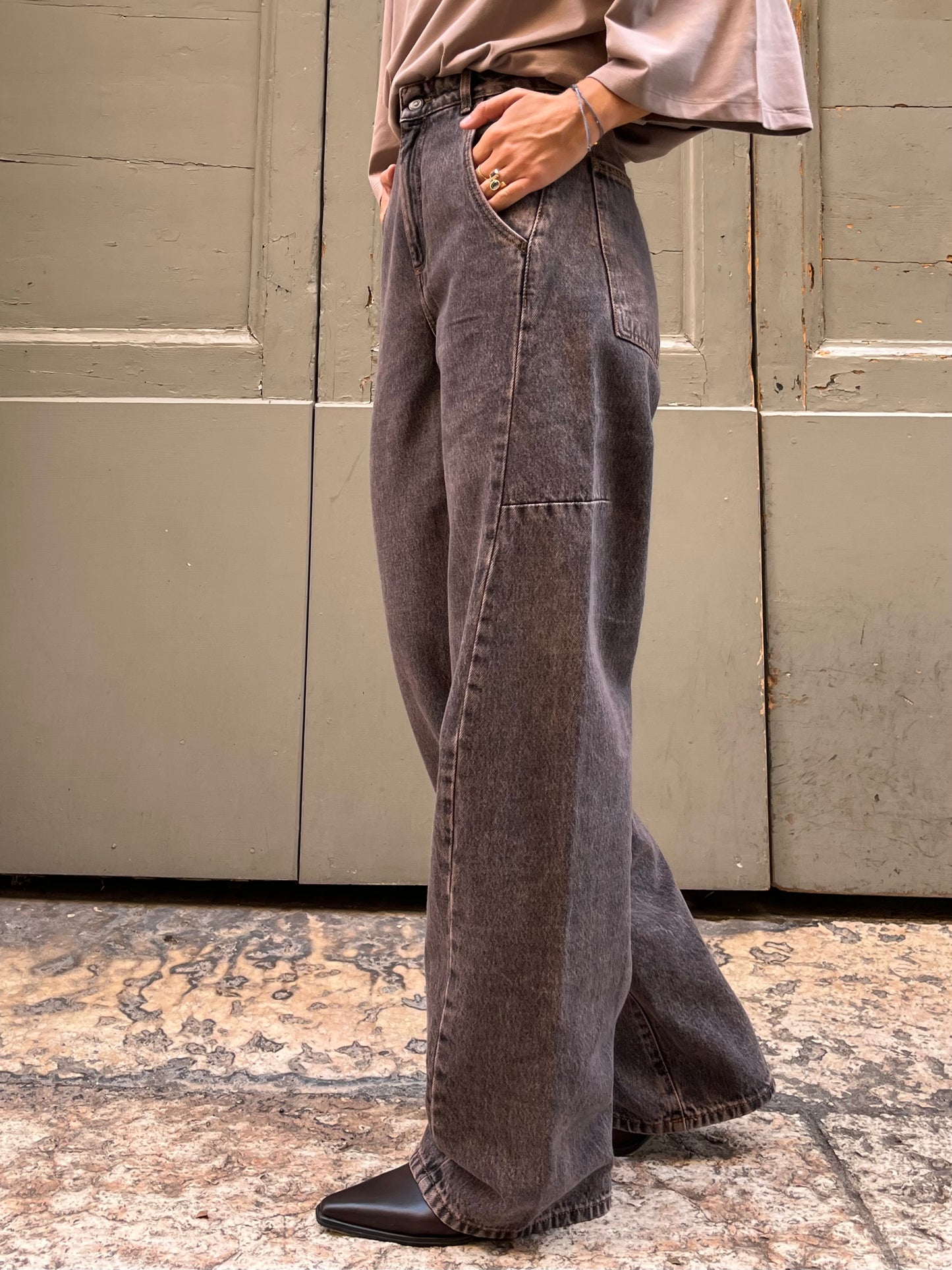 Jeans Amelie dirty black