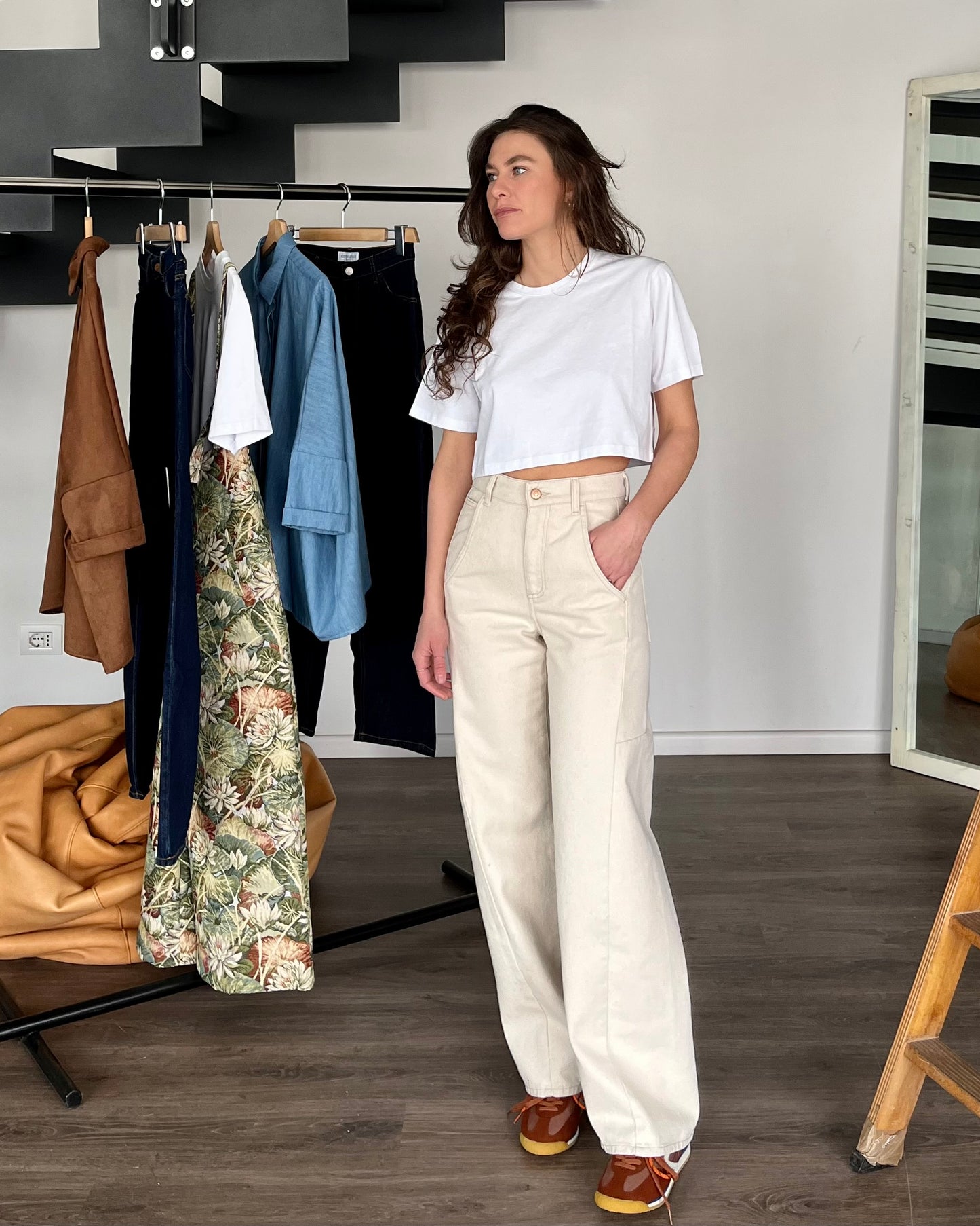 Jeans Amelie Ecru