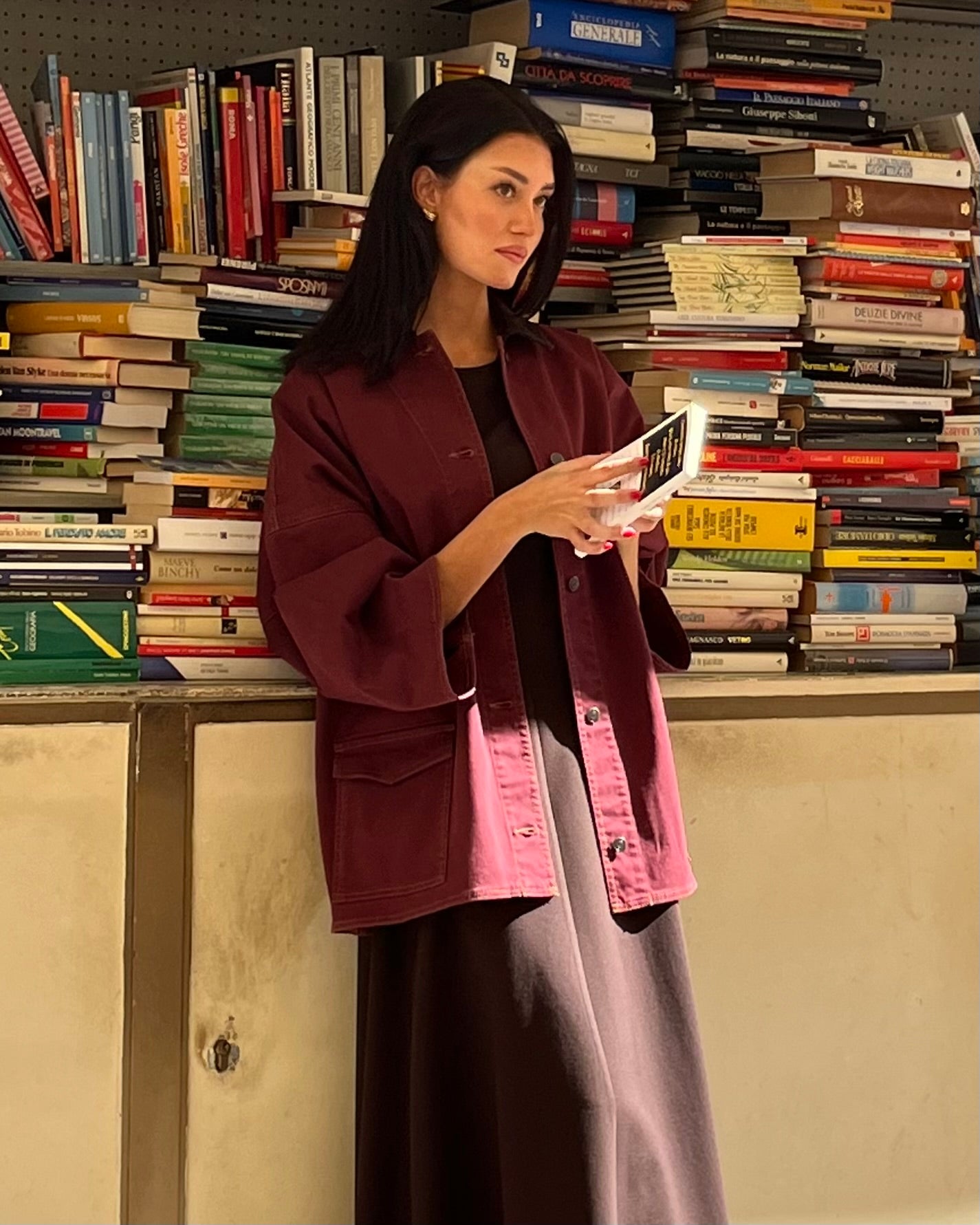 Butterfly jacket bordeaux