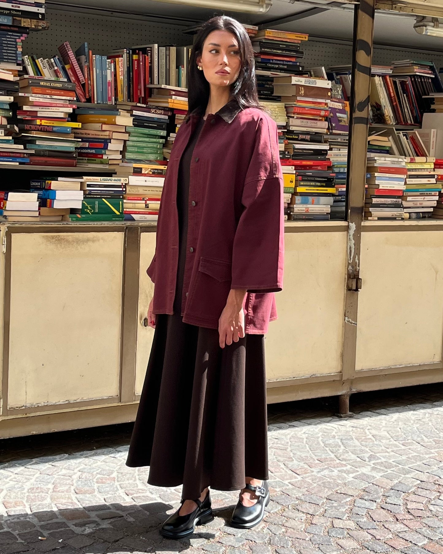 Butterfly jacket bordeaux