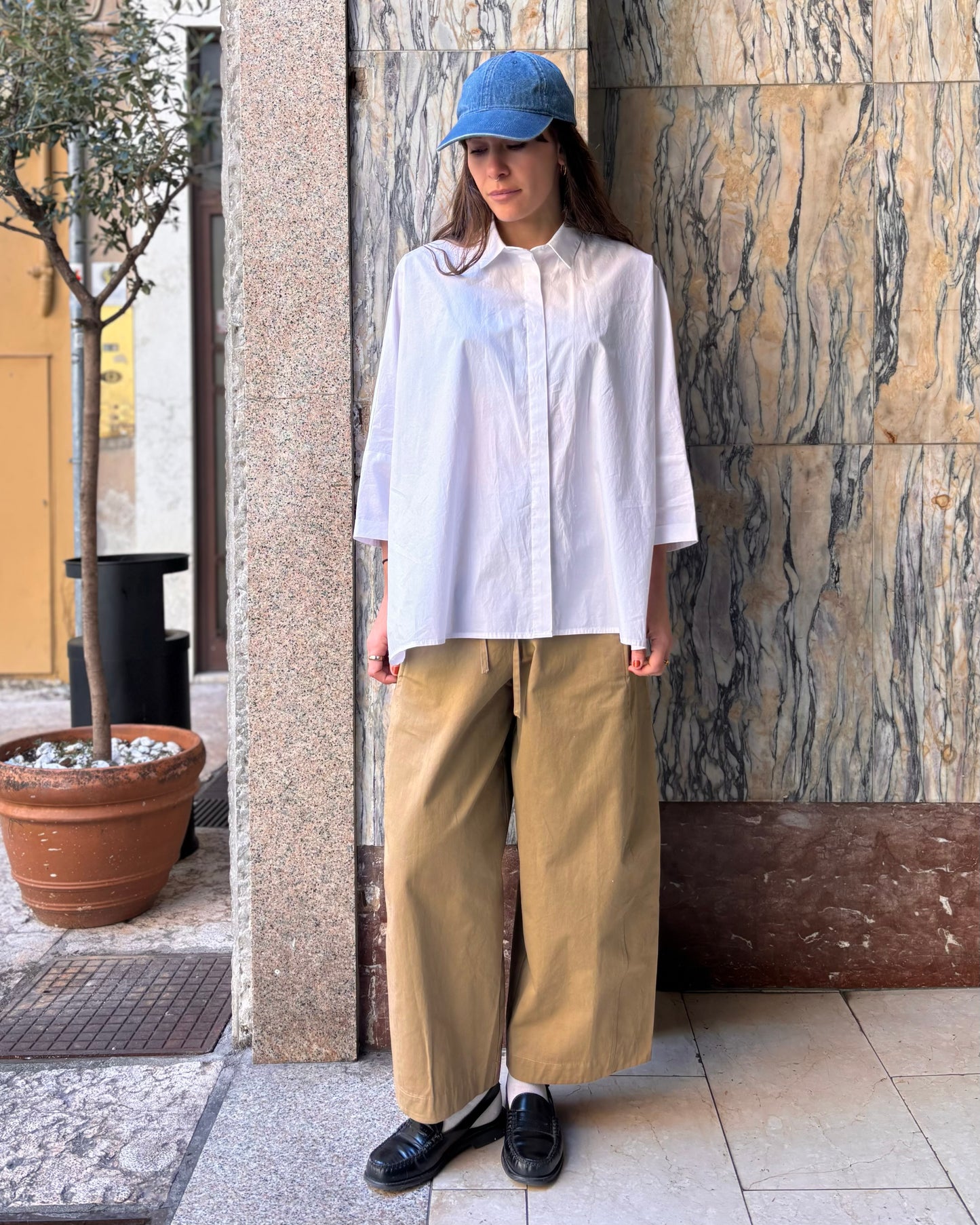 Camicia over bianca