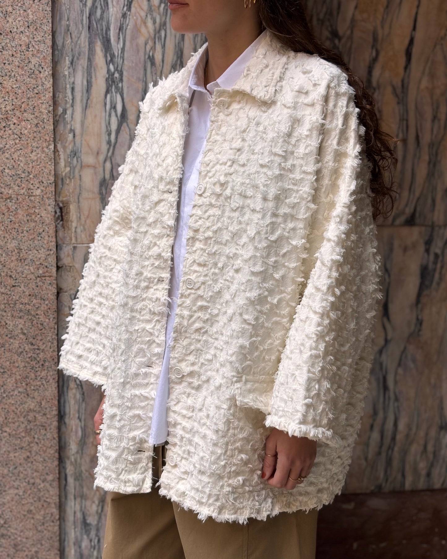 Butterfly jacket fringes