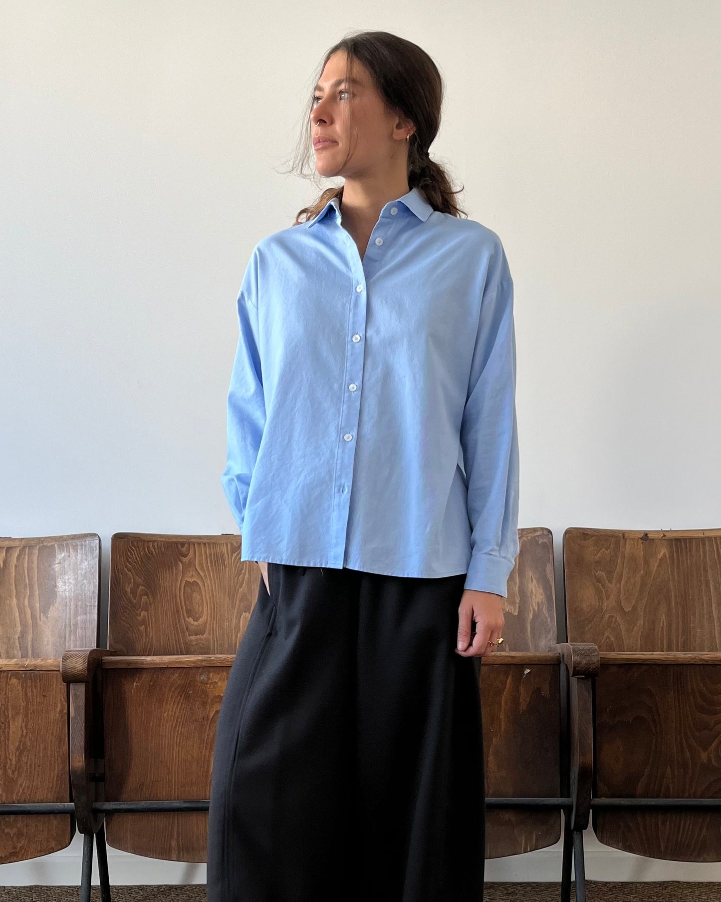 Camicia oxford azzurra