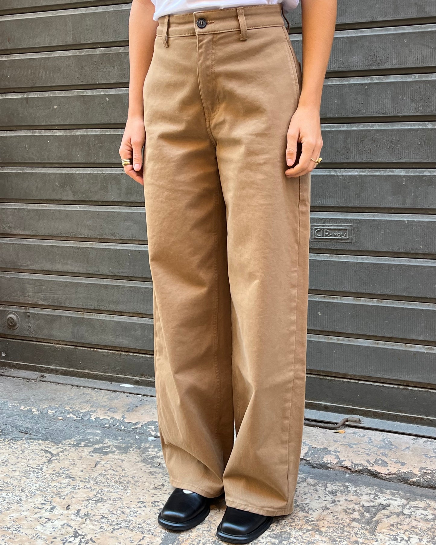 Pantaloni Yaki camel