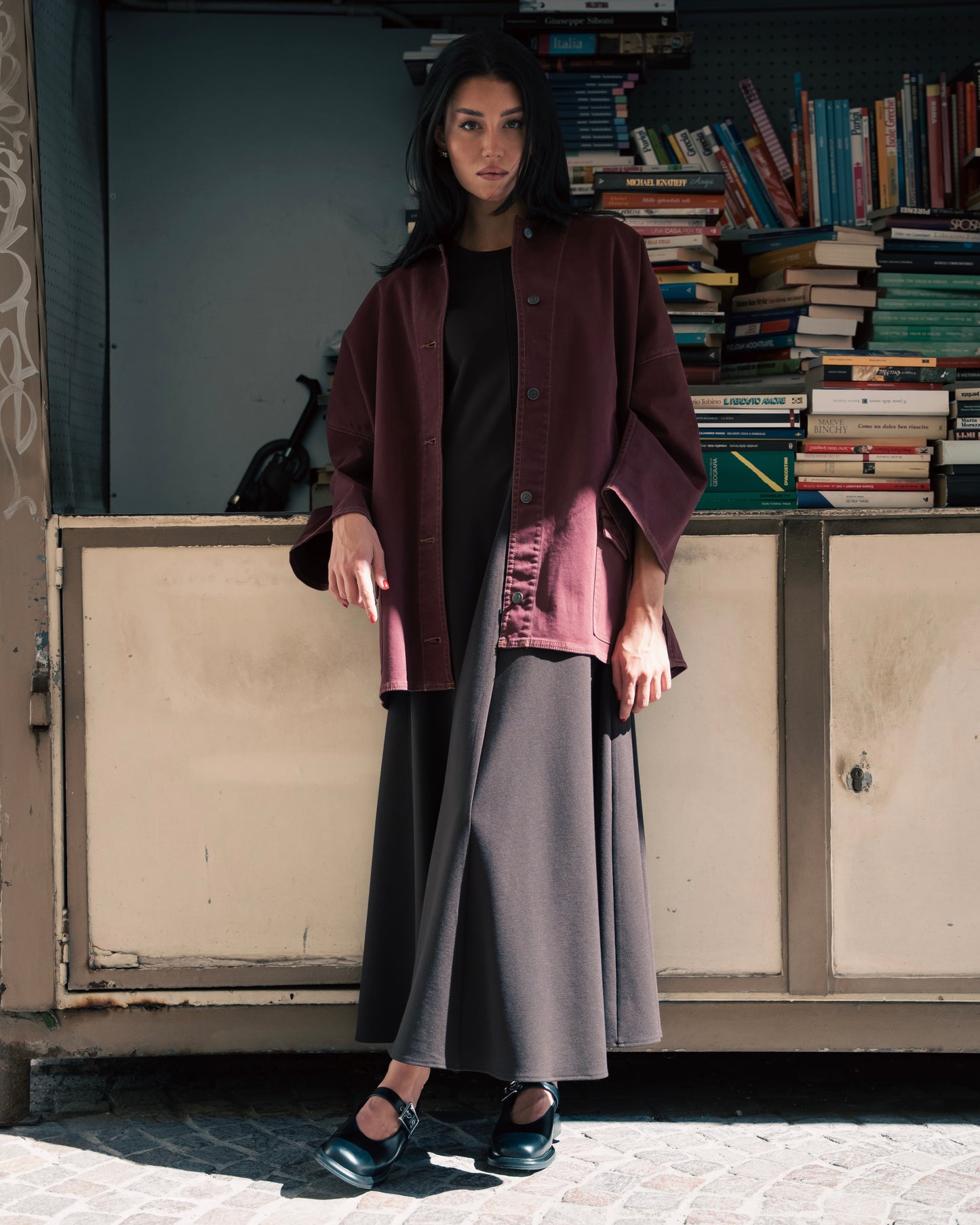 Butterfly jacket bordeaux