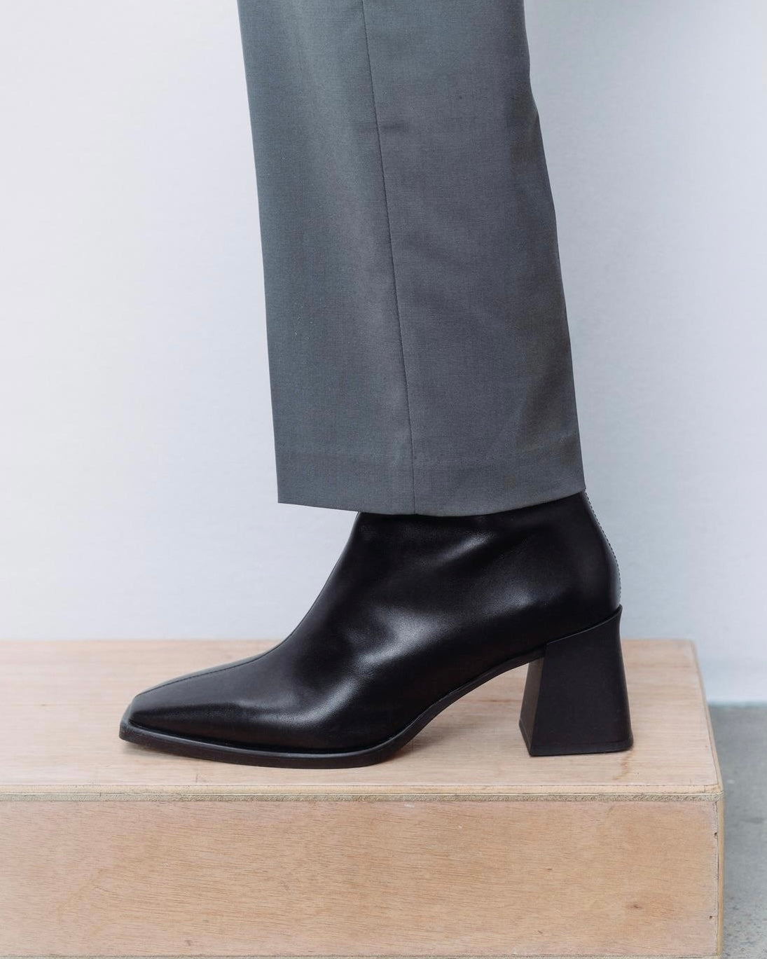 Stivaletto Hedda in pelle nera