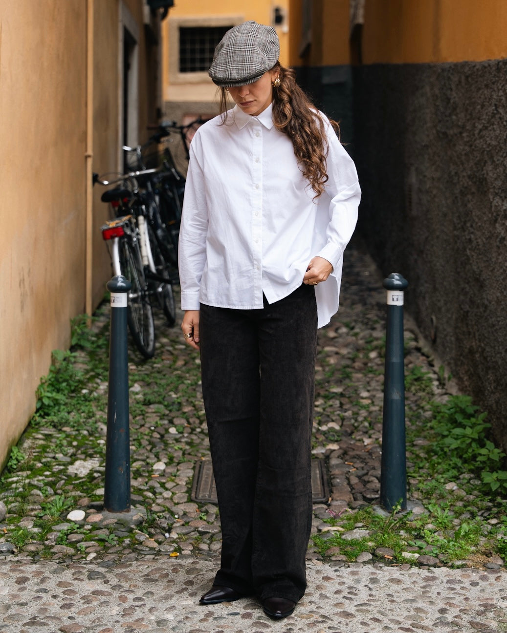 Camicia in cotone bianca