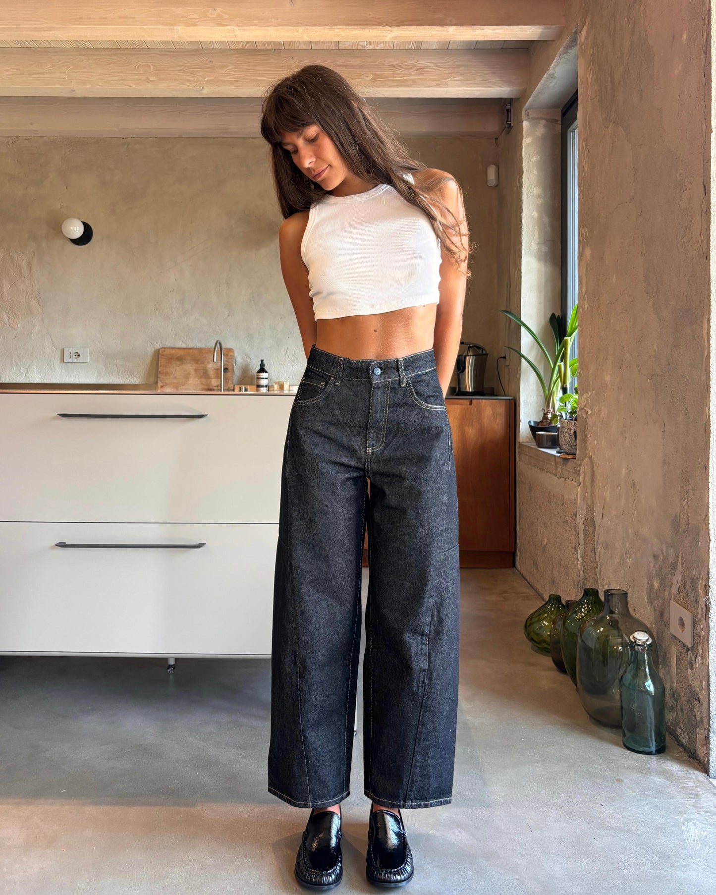 Jeans Ame black denim