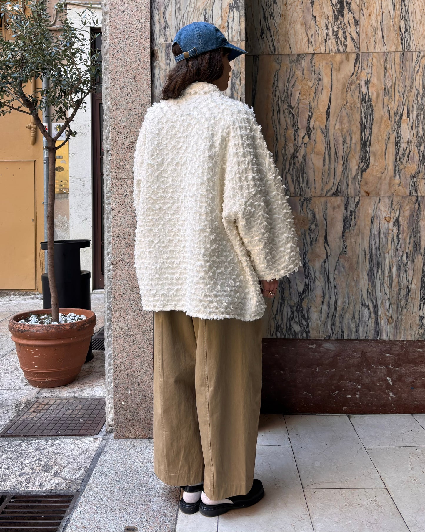 Butterfly jacket fringes