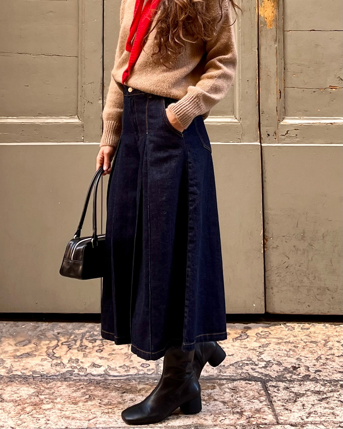 Jeans Leandra in denim raw blue