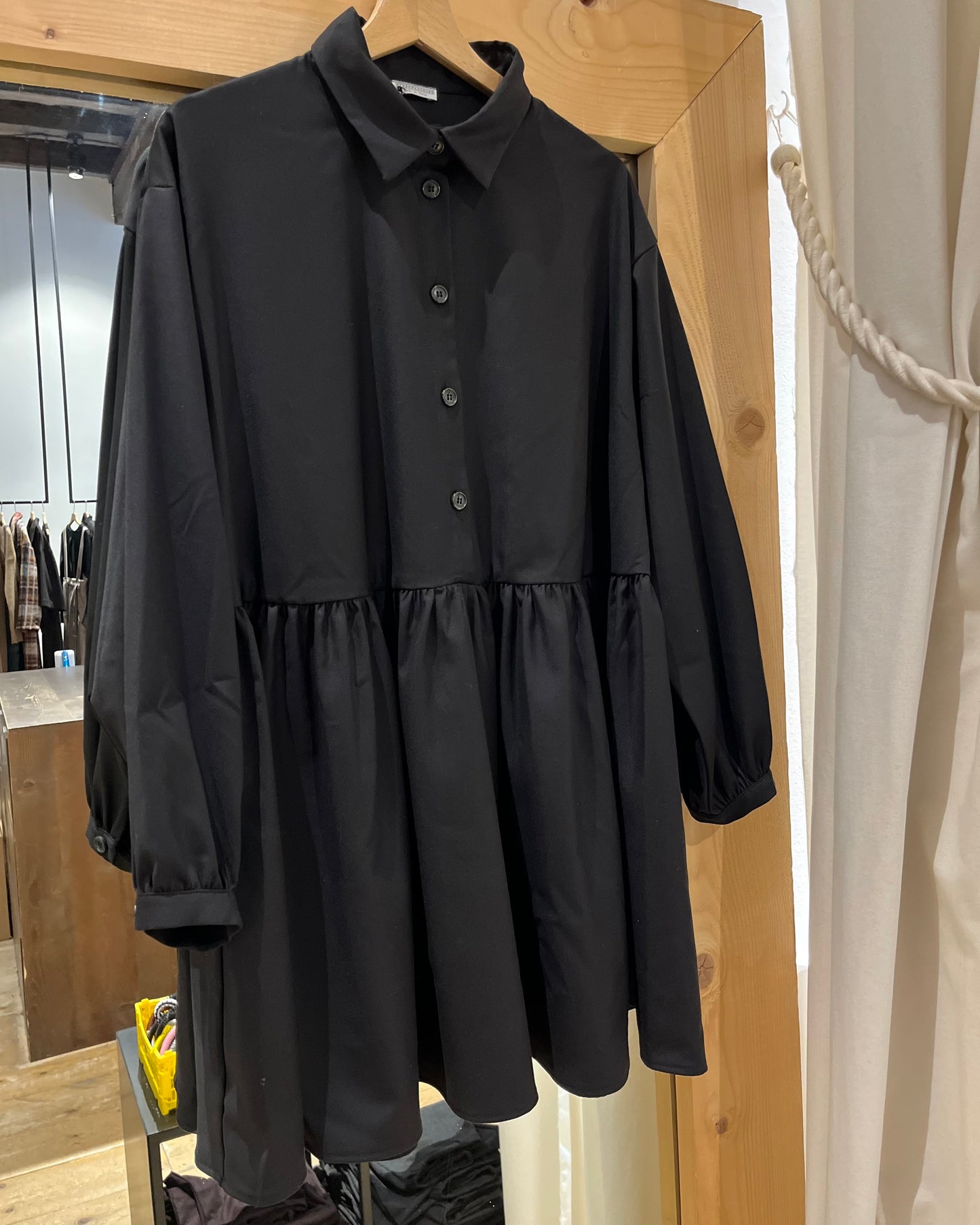 Vestito camicia nero