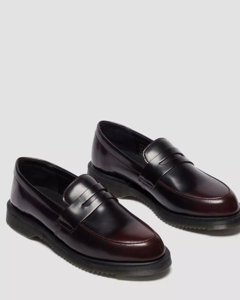 Mocassini Dr. Martens ciliegia