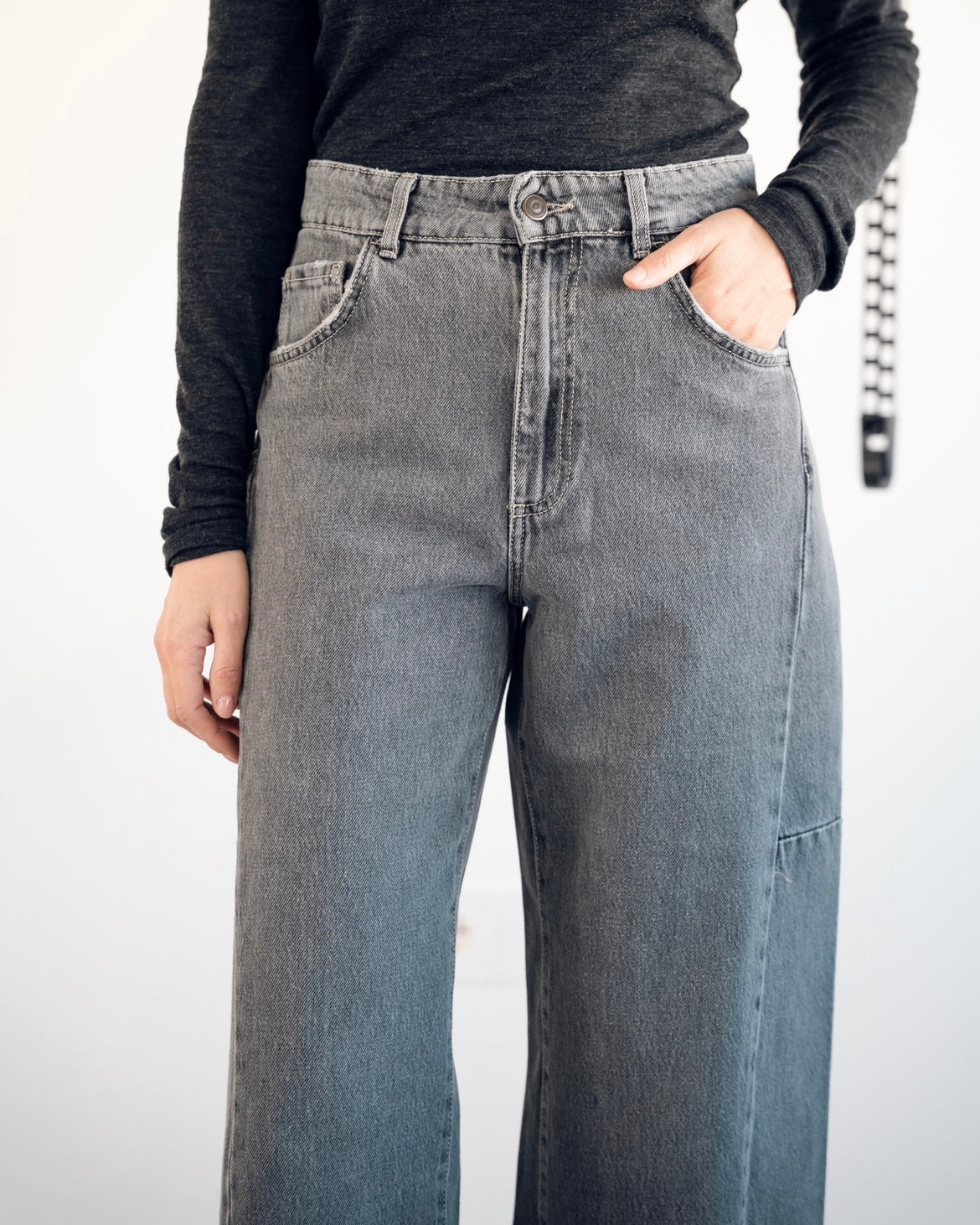 Jeans Amelie grey stone