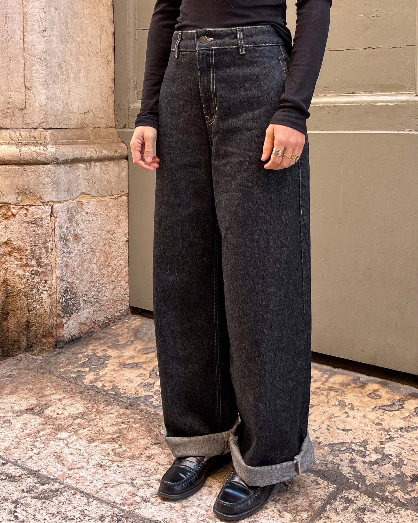 Jeans Yaki black denim