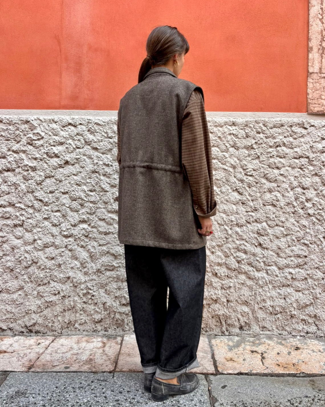 Gilet resca in panno
