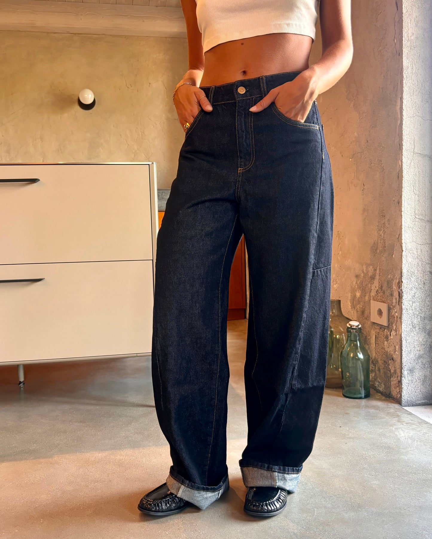 Jeans Amelie raw blue