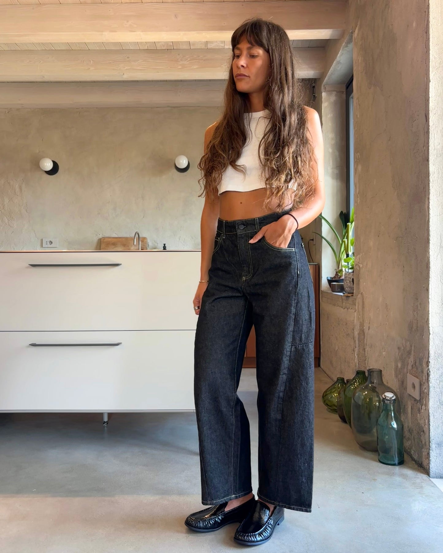Jeans Ame black denim