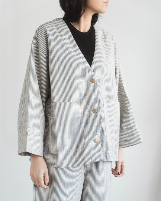 Kimono work stripe