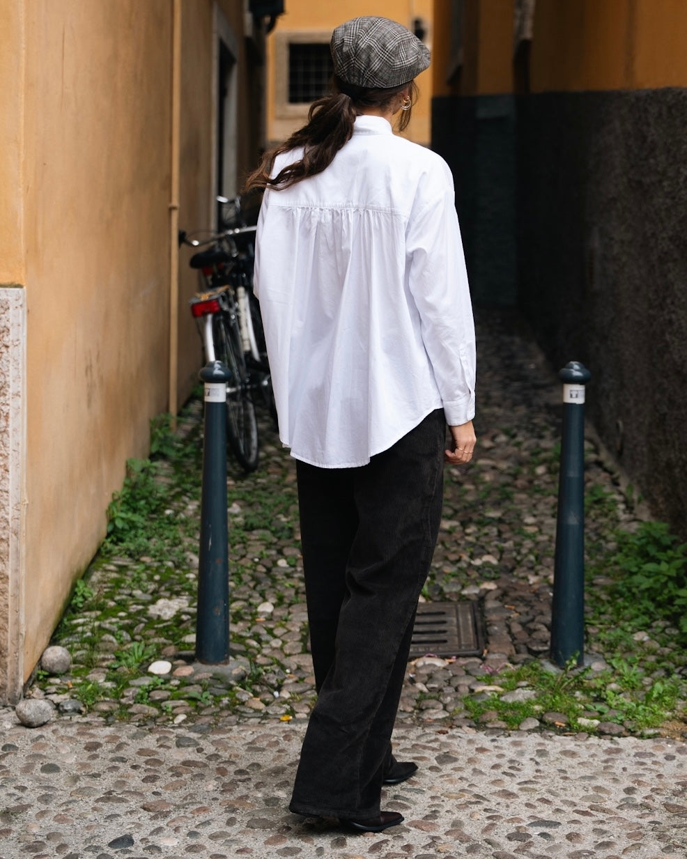 Camicia in cotone bianca