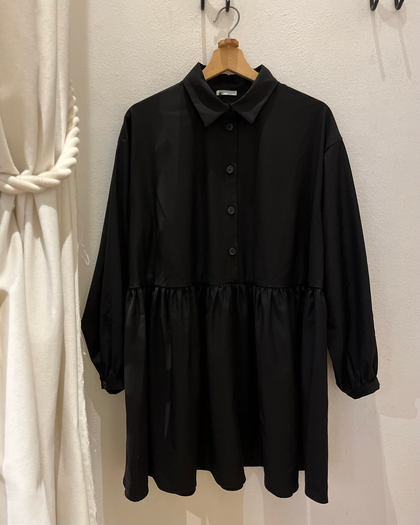 Vestito camicia nero