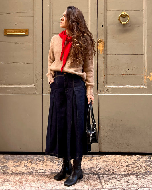 Jeans Leandra in denim raw blue