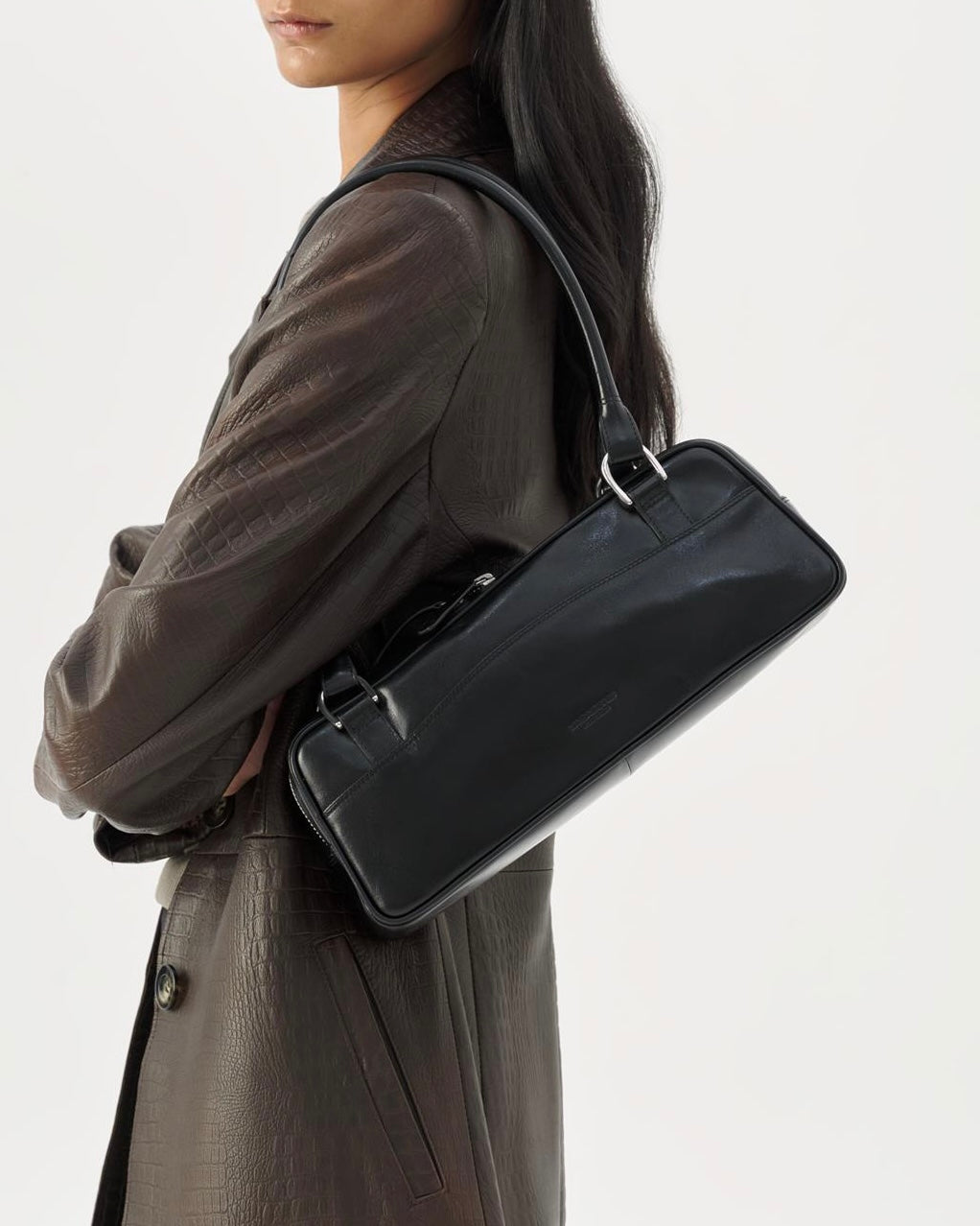 Borsa Nomi in pelle nera