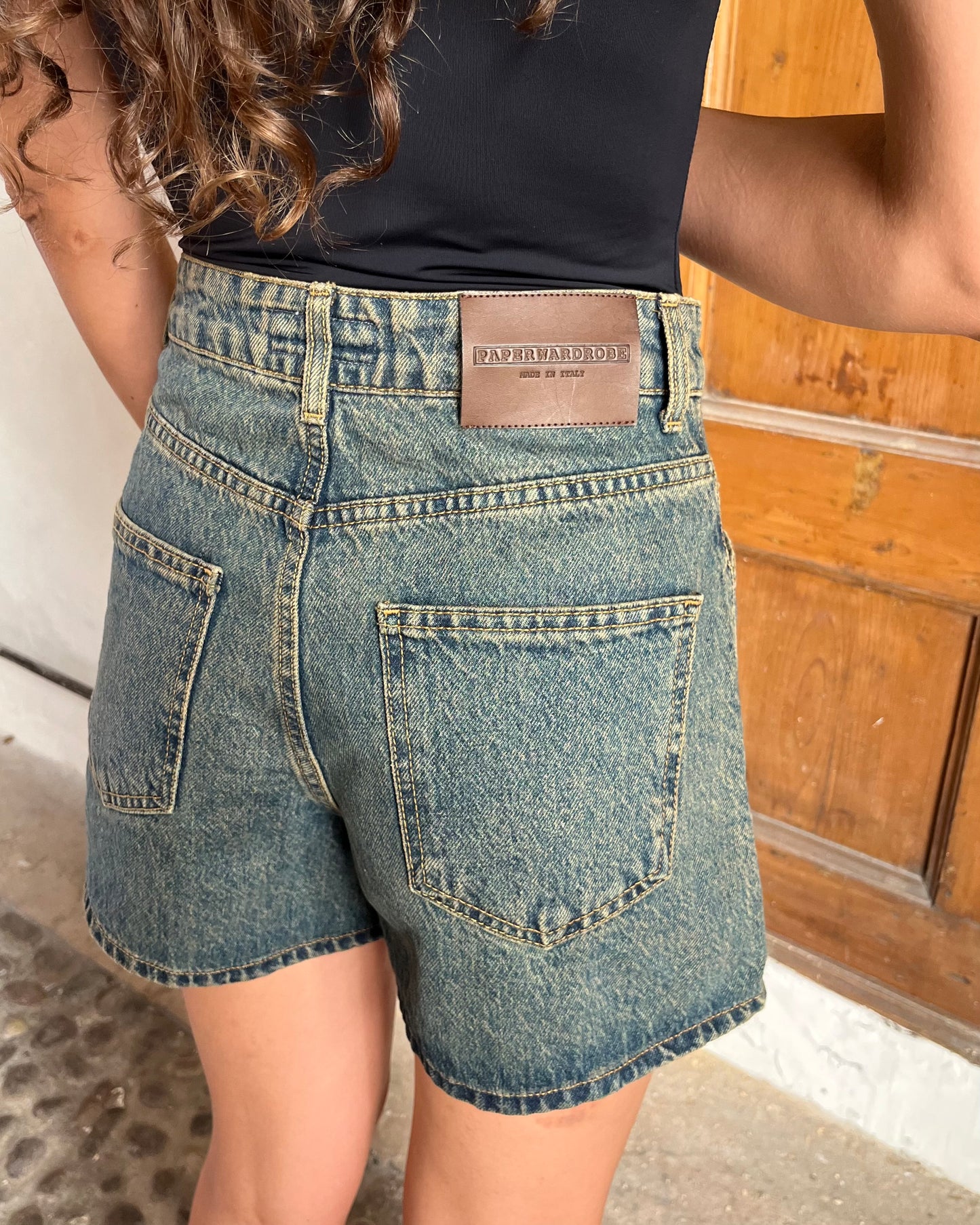 Shorts denim dirty old
