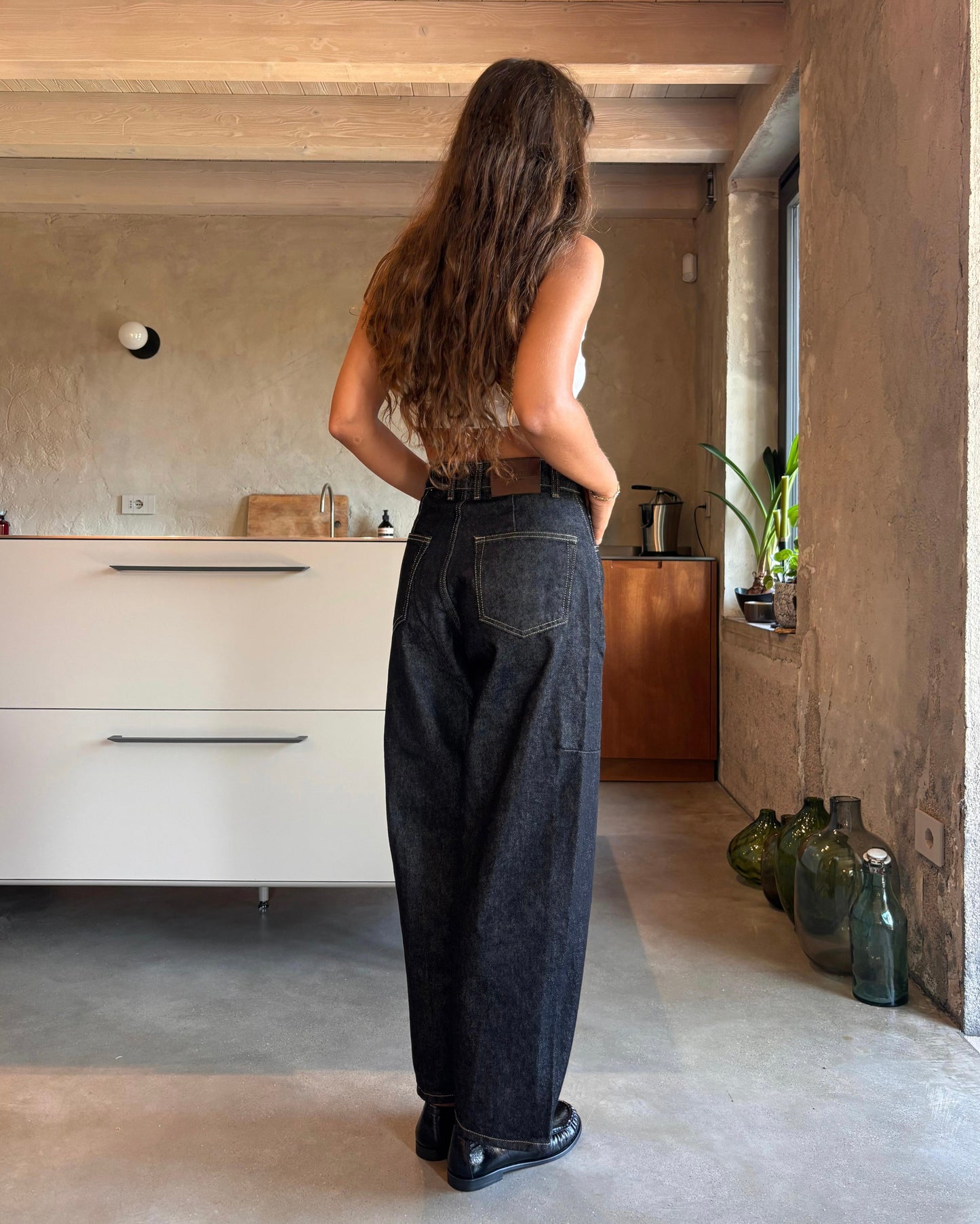 Jeans Ame black denim