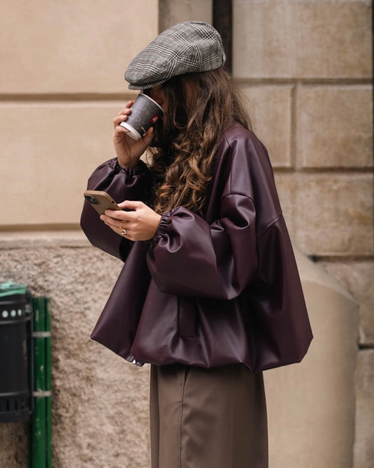 Bomber meringa bordeaux