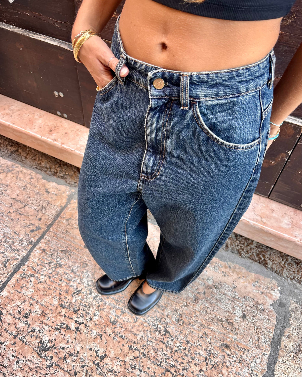 Jeans Kyoto blu dirty