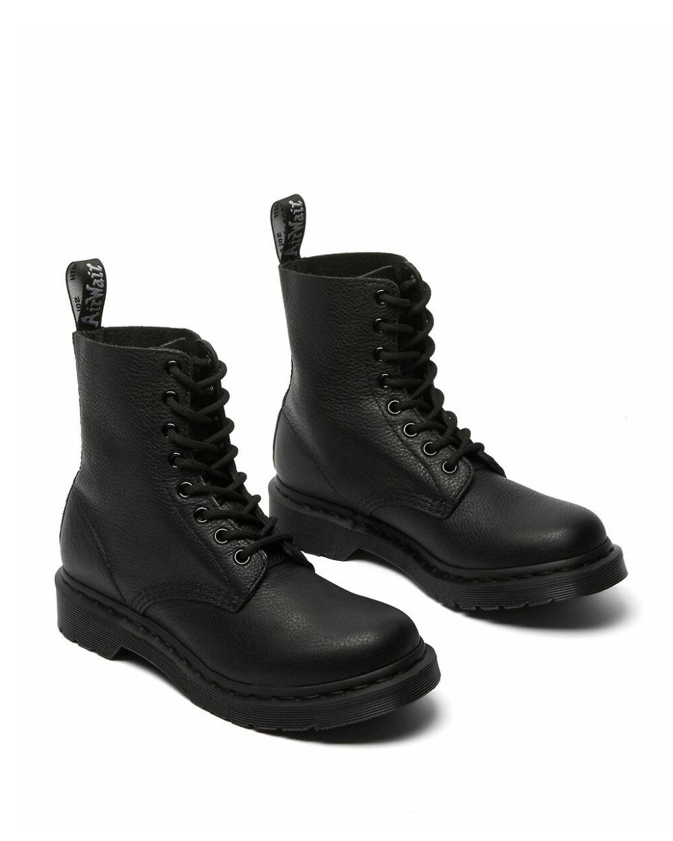 Stivali stringati Dr. martens neri