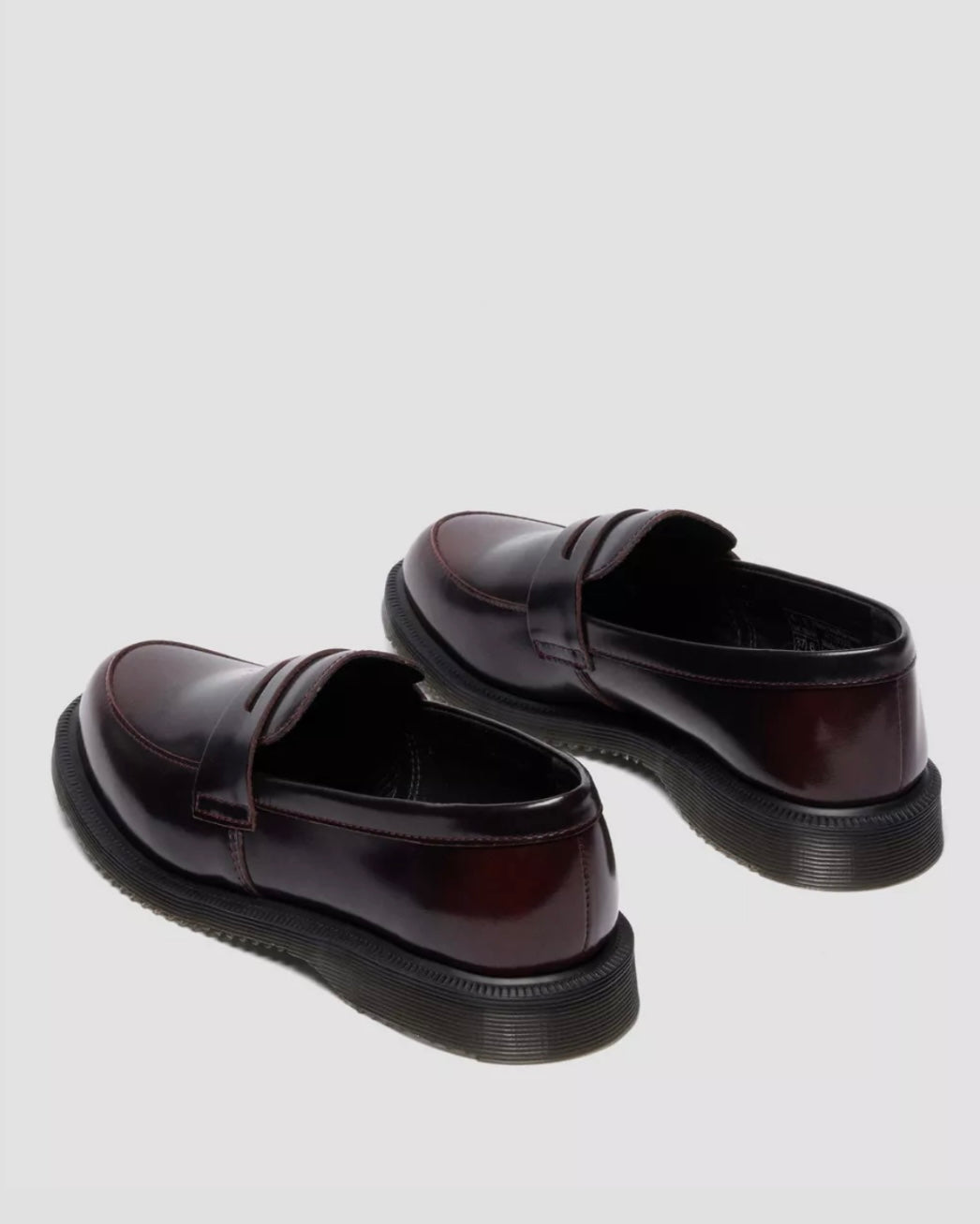 Mocassini Dr. Martens ciliegia