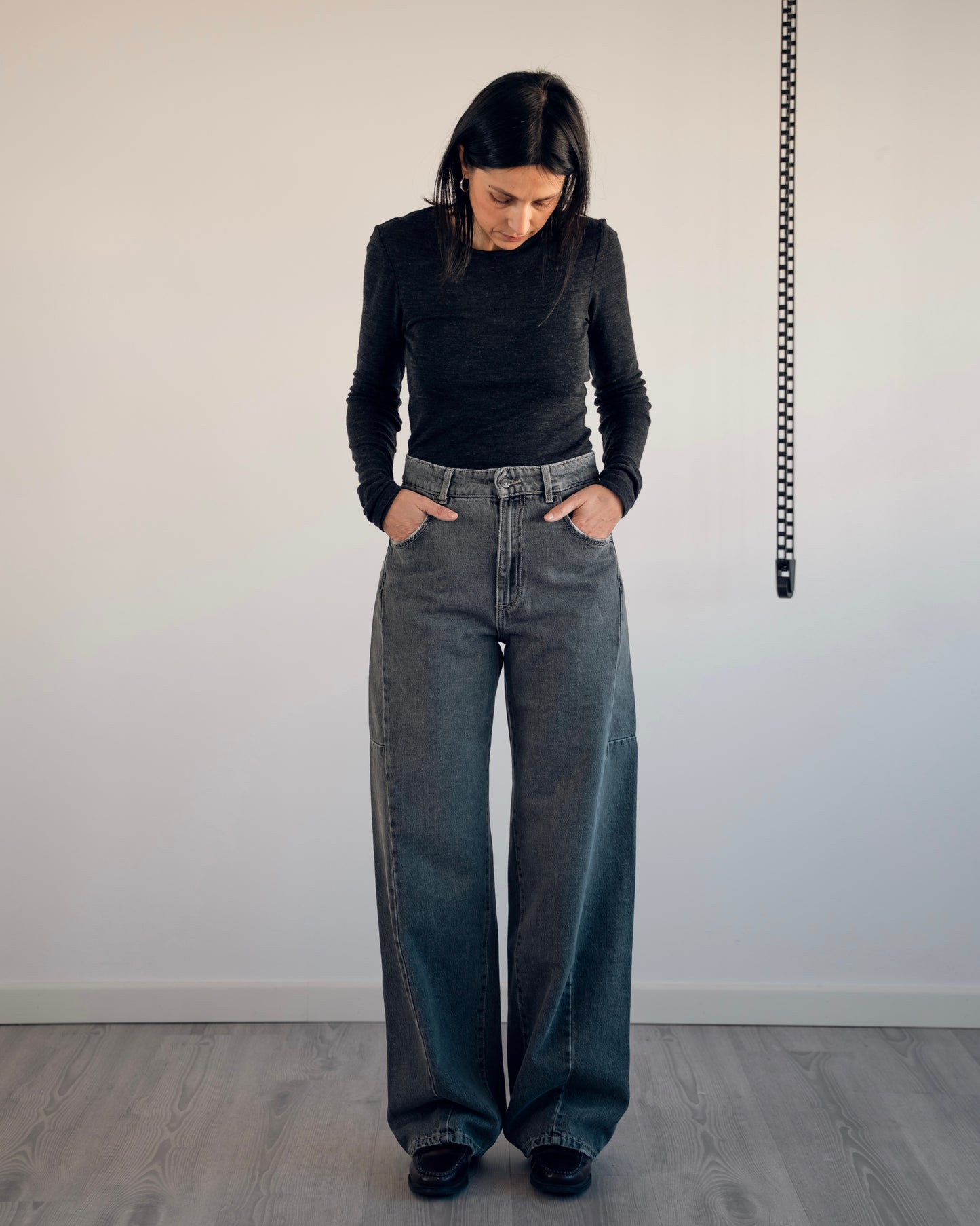 Jeans Amelie grey stone