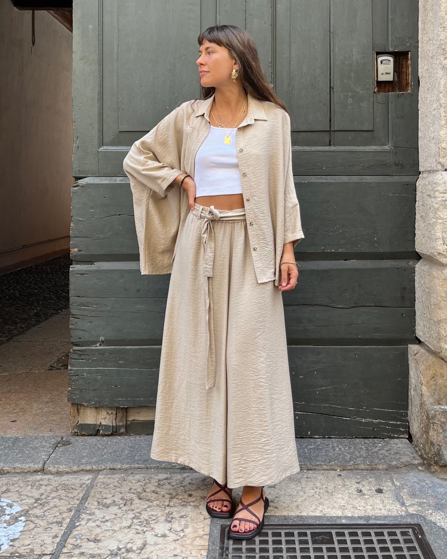 Camicia over naturale