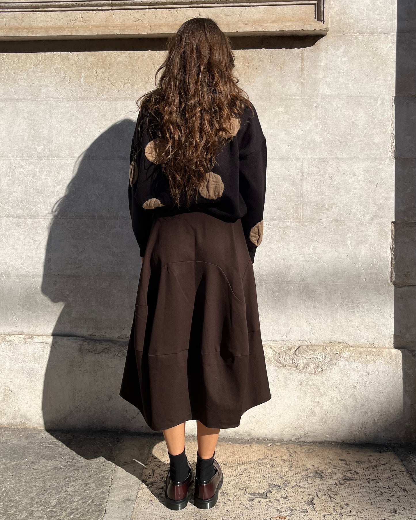 Gonna balloon marrone