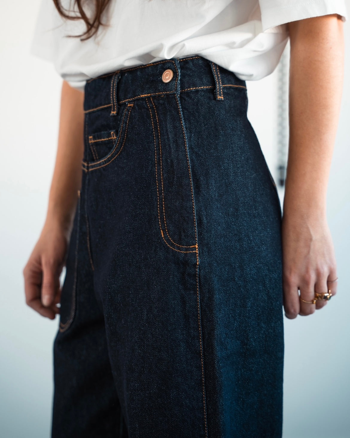 Jeans K Twist raw blue