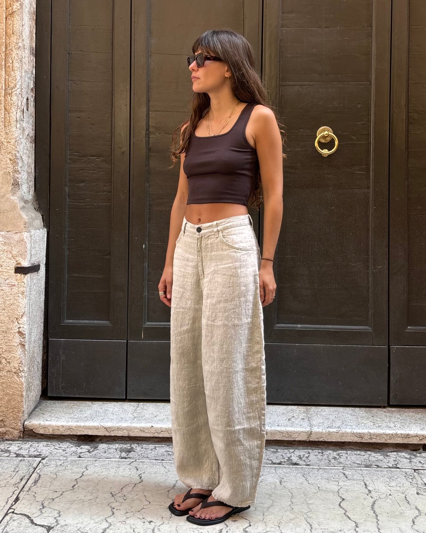 Pantaloni L'Essage in lino