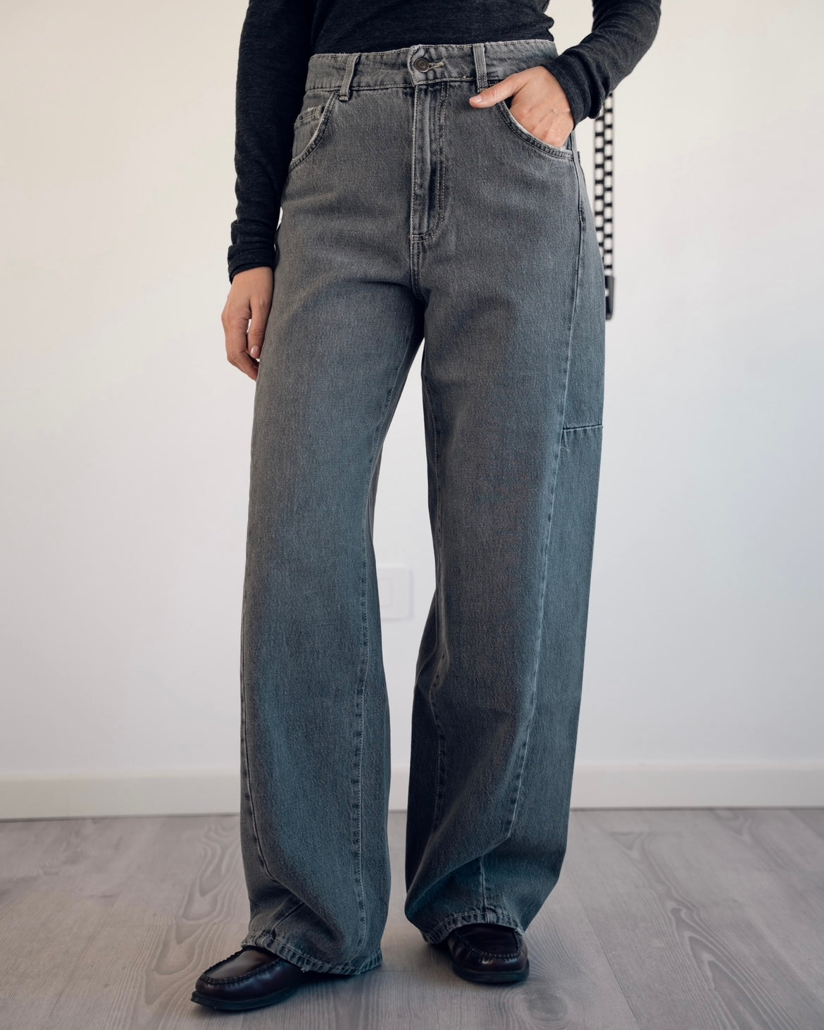 Jeans Amelie grey stone