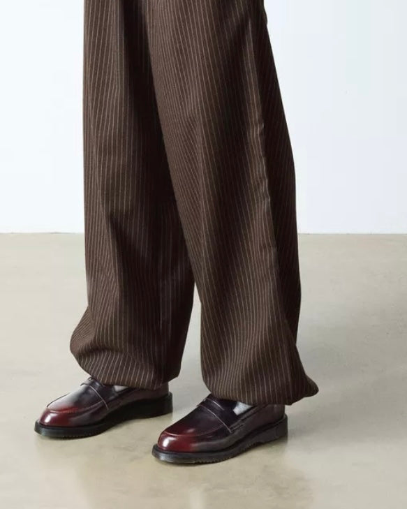 Mocassini Dr. Martens ciliegia