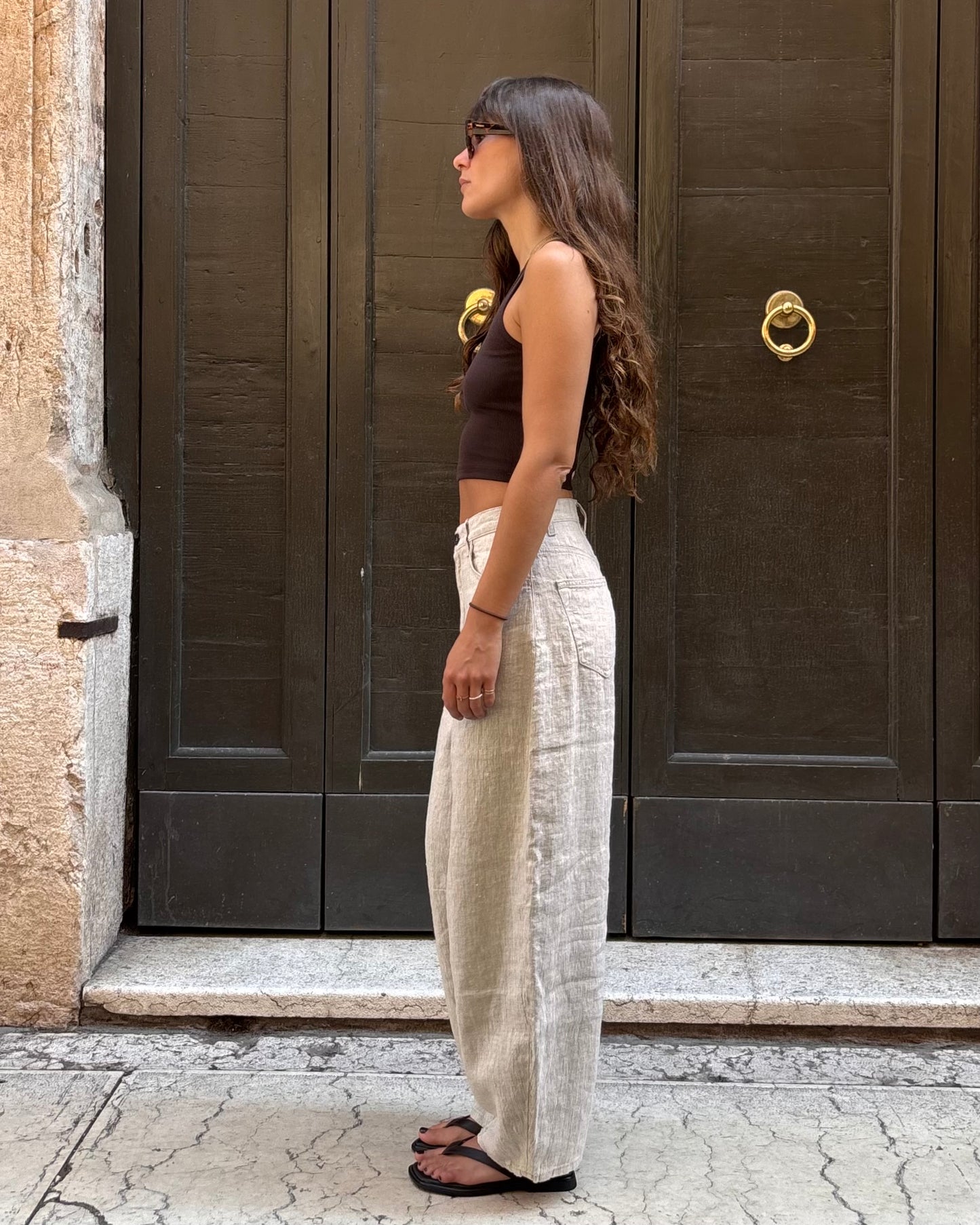 Pantaloni L'Essage in lino