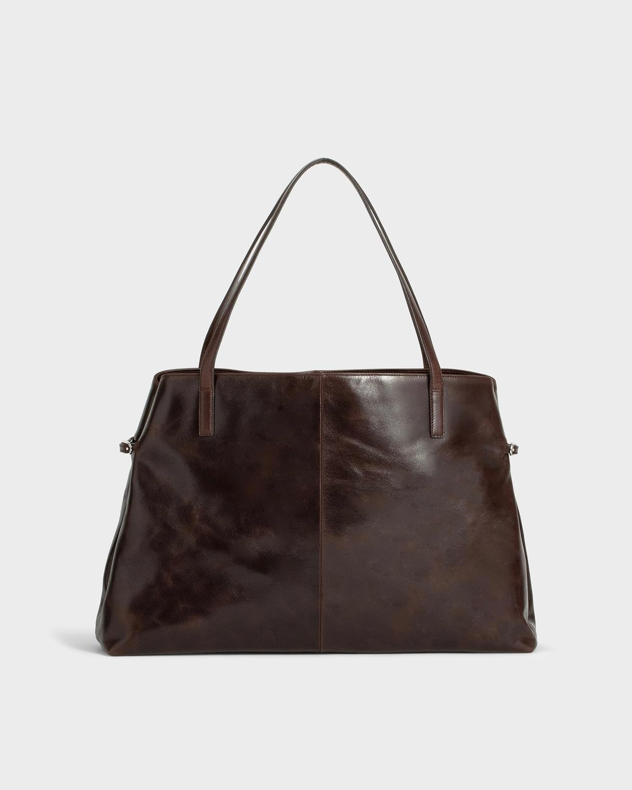 Borsa in pelle marrone