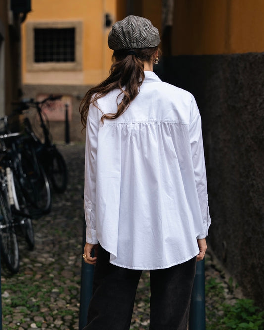 Camicia in cotone bianca