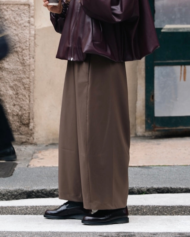 Pantaloni barrel-leg fango