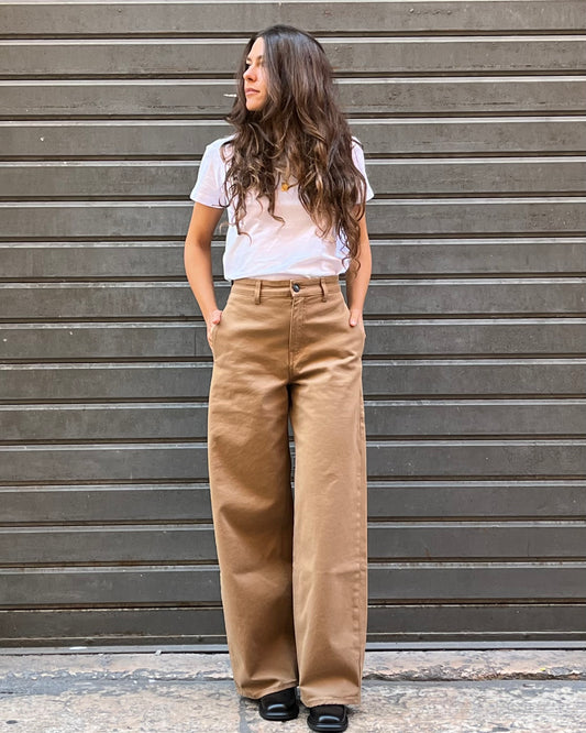 Pantaloni Yaki camel