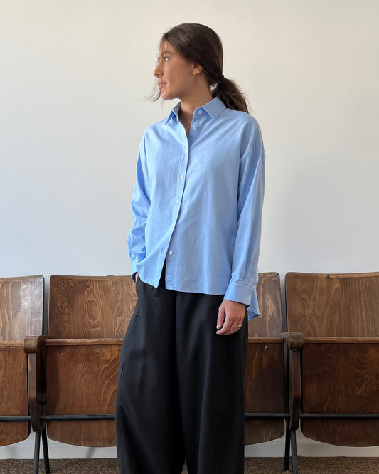 Camicia oxford azzurra